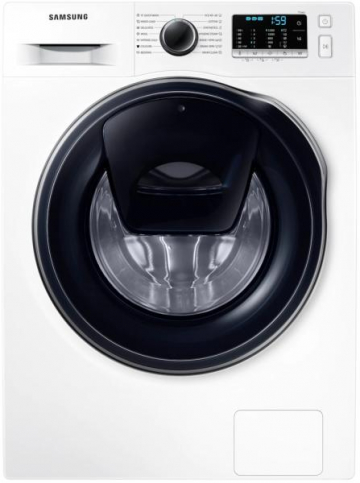 Masina de spalat rufe Slim Samsung WW8NK52E0VW/LE, 8 kg, 1200 RPM, Clasa C, Add-Wash, EcoBubble, Motor Inverter Digital